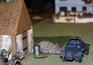 The Pnzr 222 come to the aid of 3rd Squad