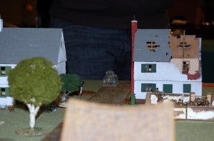 Hotchkiss engaging the German Armour