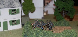 Germans advance on the Farmhouse
